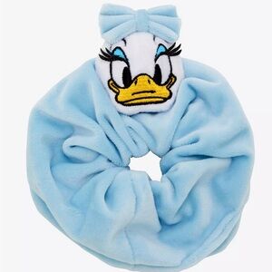 Blue Daisy Duck Plush Scrunchie